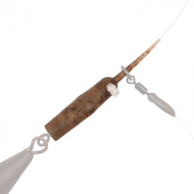 Heli Gumelės Fox Camo Naked Chod / Heli Buffer Sleeves