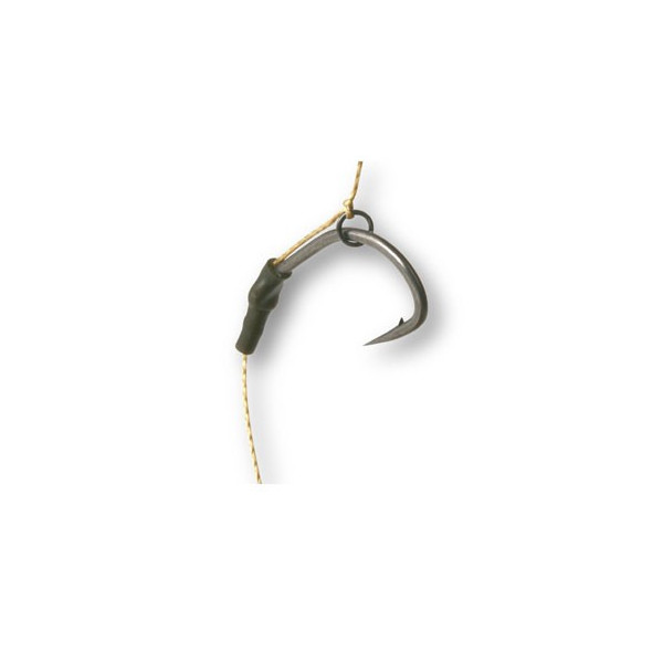 Žiedeliai Fox EDGES™ Kuro Coated Rig Rings - 3.2mm Medium