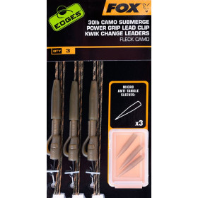 Pavadėlis Fox Submerge Camo Power Grip Lead Clip Kwik Change