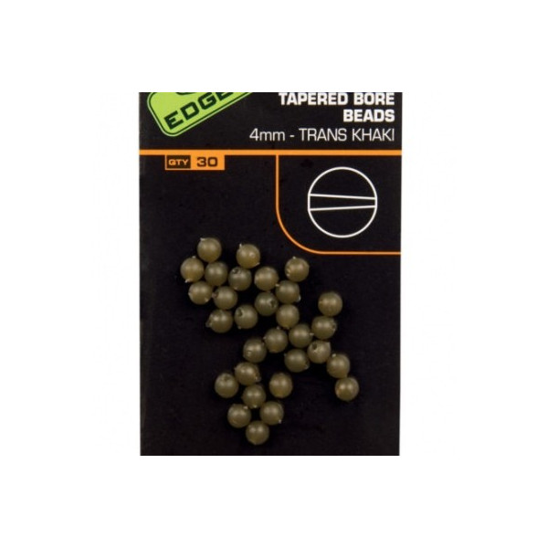 TAPERED BORE BEADS - 6mm - TUNGSTEN