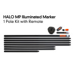 Halo Illuminated Marker Pole - 1 Pole Kit Including Remote