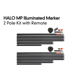 Halo Illuminated Marker Pole - 2 Pole Kit Including Remote