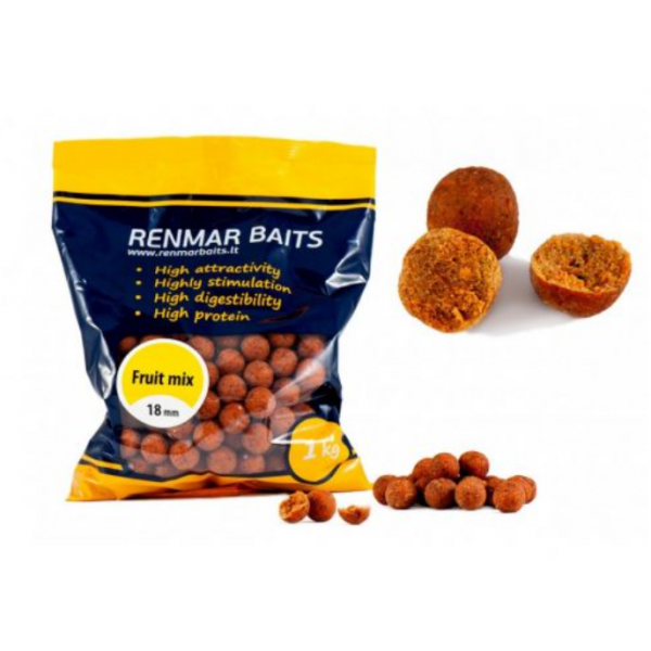 Renmar Baits Boiliai Fruit Mix Geranium 18 mm 1 kg