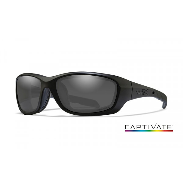 Okulary Wiley X WX Gravity Captivate Smoke Grey Matte Black