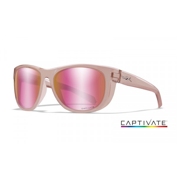 Glasses Wiley X WEEKENDER Captivate Rose Gold Crystal Blush