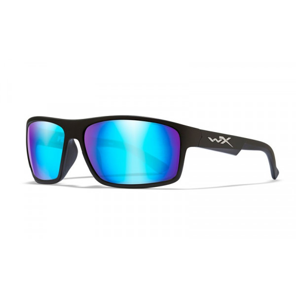 Prillid Wiley X PEAK Polarized Blue Mirror Matte Must raam