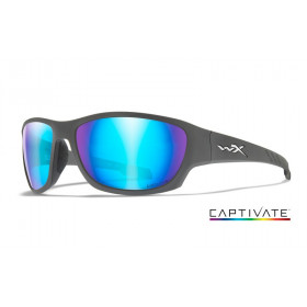 Akiniai Wiley X CLIMB Captivate Blue Mirror Matte Grey Frame