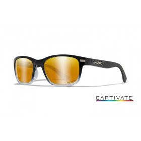 Brilles Wiley X HELIX Captivate Bronze Mirror Gloss Black Fade