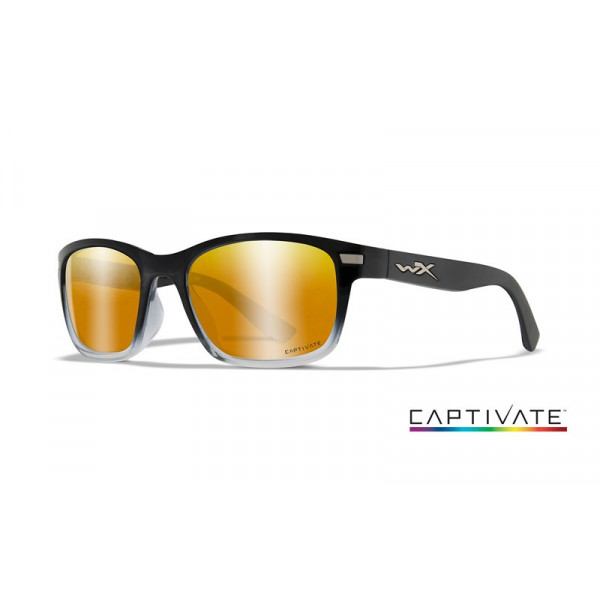 Okulary Wiley X HELIX Captivate Bronze Mirror Gloss Black Fade