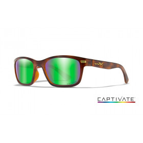 Akiniai Wiley X HELIX Captivate Green Mirror Gloss Demi Frame