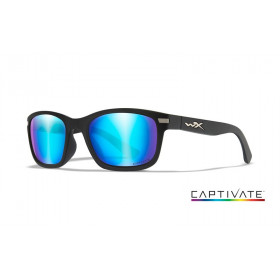 Akiniai Wiley X HELIX Captivate Blue Mirror Matte Black Frame