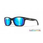 Wiley X HELIX Captivate Blue Mirror matowa czarna ramka