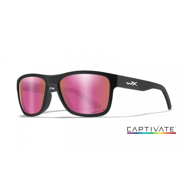 Glasses Wiley X OVATION Captivate Rose Gold Mirror Matte Black