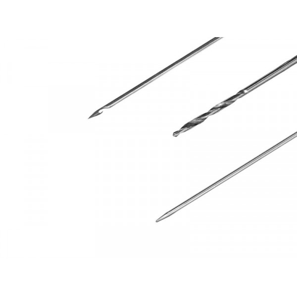 Adatėlių rinkinys Delphin Needles and drill set SLIM