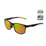 Polarizuoti saulės akiniai Delphin SG BLACK orange glasses