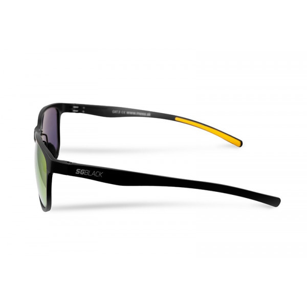 Polarizuoti saulės akiniai Delphin SG BLACK orange glasses