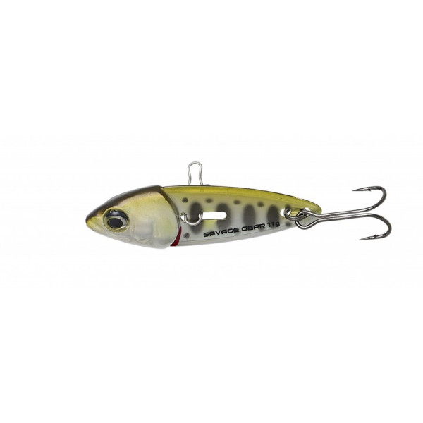 Hard bait Savage Gear Minnow Switch Blade Green Silver Ayu