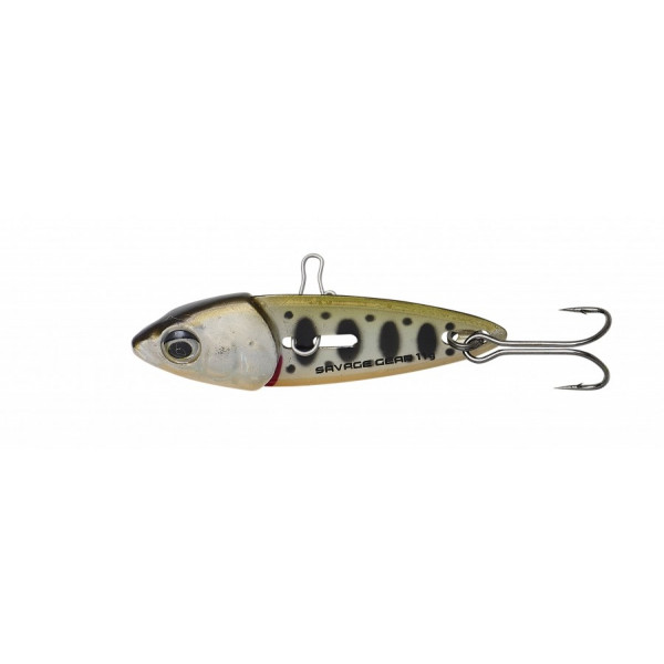 Kietas masalas Savage Gear Minnow Switch Blade Olive/Smolt