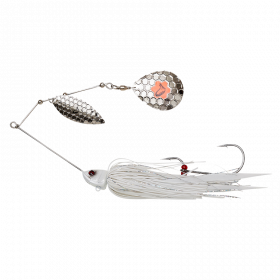 Twisted Savage Gear DaBush Spinner Bait Biały Srebrny