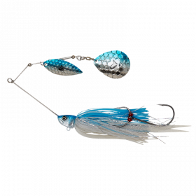 Twisted Savage Gear DaBush Spinner Bait Blue Silver