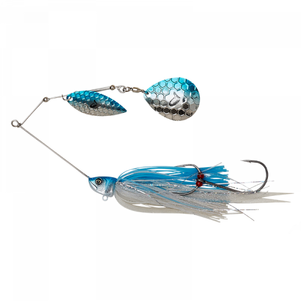 Twisted Savage Gear DaBush Spinner Bait Blue Silver