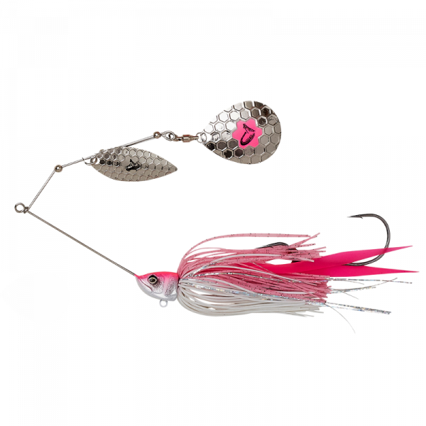 Блесна Twisted Savage Gear DaBush Spinner Bait Pink Silver