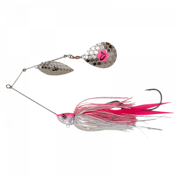 Twisted Savage Gear DaBush Spinner Bait Pink Sudrabs