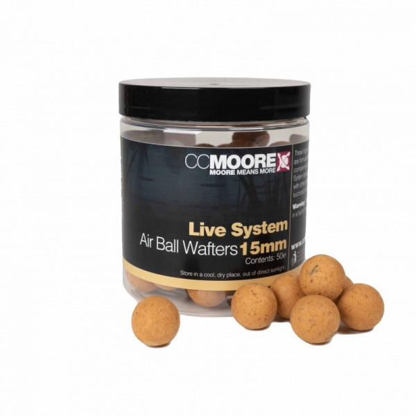 Balansuojantys boiliai CCMOORE Live System Air Ball Wafters