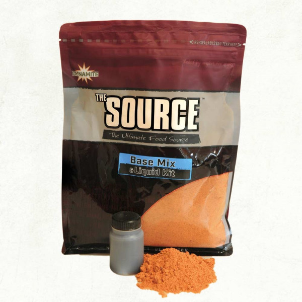 Boiler production set Dynamite Baits Source Basemix & Liquid Kit