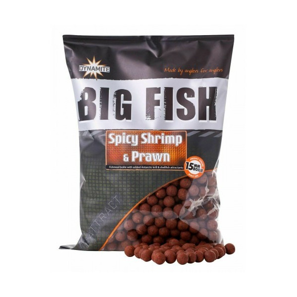 Бойлеры Dynamite Baits Spicy Shrimp & Prawn Boilies