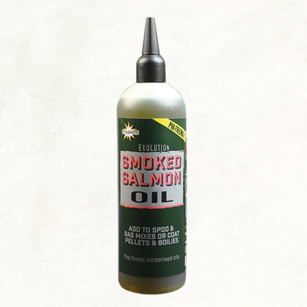 Lašišos Aliejus Dynamite Baits Smoked Salmon Evolution Oil 300ml