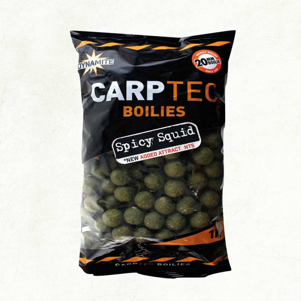 Бойлеры Dynamite Baits CarpTec Spicy Squid Boilies