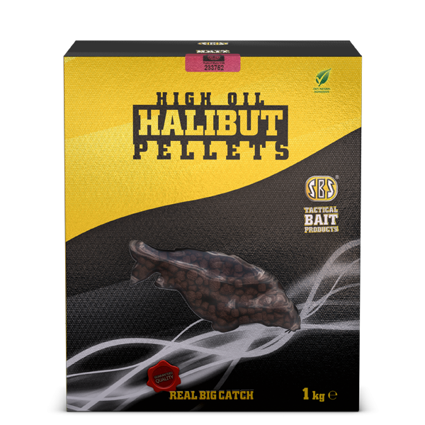 Peletės SBS Baits High Oil Halibut Pellets Fish