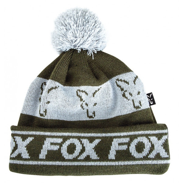Žieminė Kepurė Fox Green/Silver - Lined Bobble Hat
