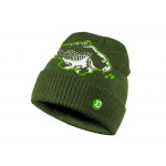 green winter hat