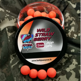 Plaukiantys Boiliai Atoma Baits Wild Strawberry Pop Ups