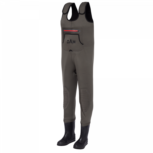 Braidymo kelnės DAM Break-Point Neoprene Wader w/Cleated Sole