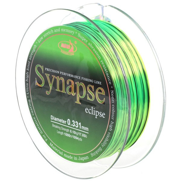 KATRAN SYNAPSE NEON FISHING LINE 15.55 LB. 0.309mm Diameter. 1000 M