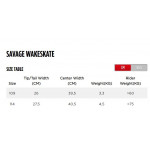 Vandenlentė Jobe Savage Wakeskate