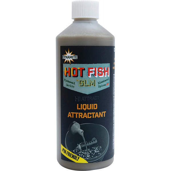Skystis Dynamite Baits Hot Fish GLM Liquid Attractant 500ml