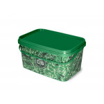 Square bucket with a lid Delphin C2G / camouflage 5L
