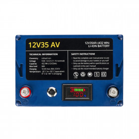 Akumuliatorius Rebelcell 12V 35 AV li-ion Baterija 432 Wh