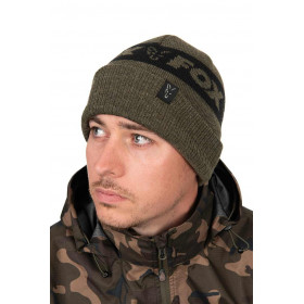 Žieminė Kepurė Fox Collection Beanie Green&Black