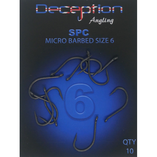 Micro Barbed Hooks SPC (STRAIGHT POINT CHOD) Deception Angling