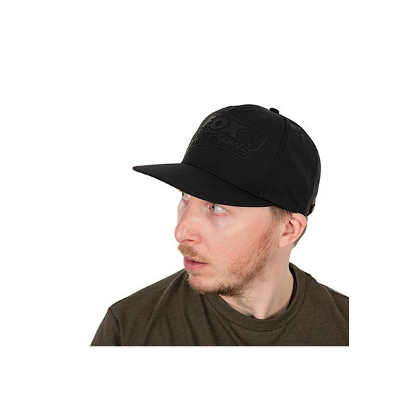 Fox Black/Camo Flat Peak Snapback Cap kepurė