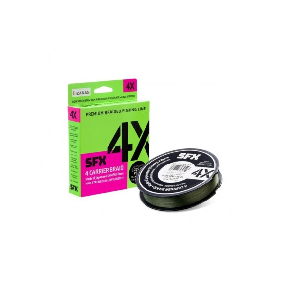 Sufix SFX 4X Braid Low Vis Green 135m 0.285mm 18.0