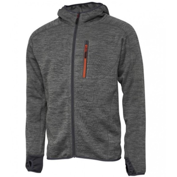 Scierra Tech Hoodie Pewter Grey Melange