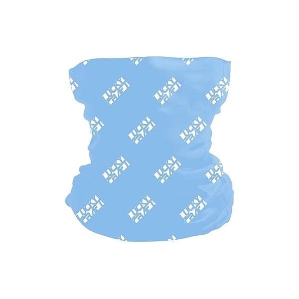 Lucky Craft LC Pop Neck Gaiter - Light Blue & White