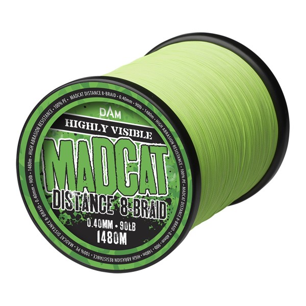 Madcat Distance 8-Braid Hi Vis Green