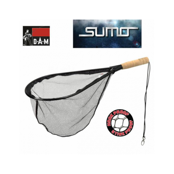 DAM Wading Gummi Net With Cork Handle 55cm